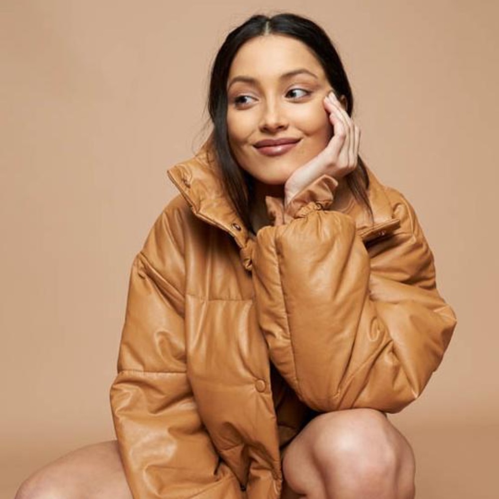 🥐SOLD🥐Princess Polly Camel Puffer Jacket